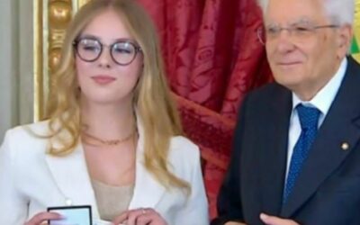 Chiara, Alfiere della Repubblica per il suo impegno